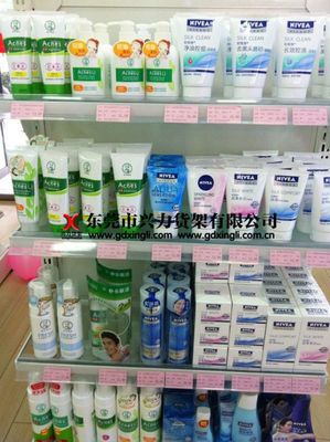 供應(yīng)雙面中島架與時尚化妝品貨架，廣州貨架批發(fā)一站式采購